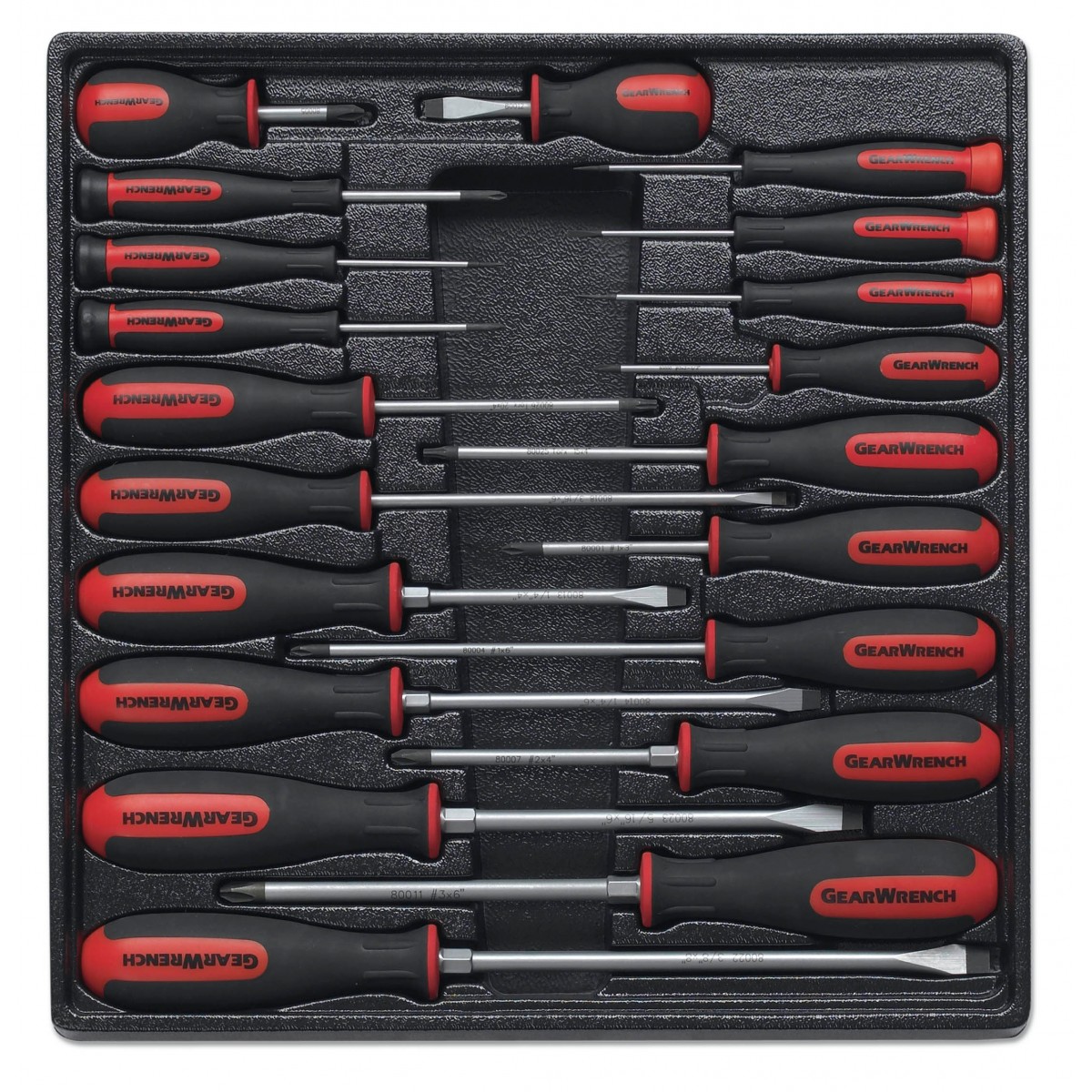 GearWrench 80066 20 Piece Master Dual Material Screwdriver Set