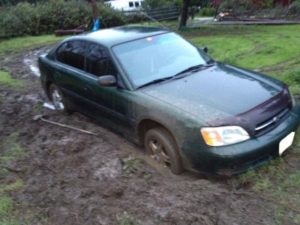 car shaking after driving through mud