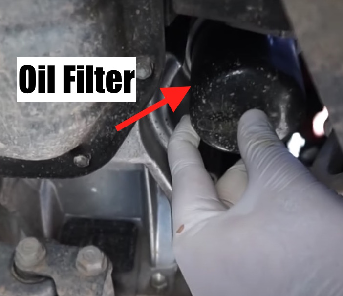 where is oil filter 2004-2009 prius